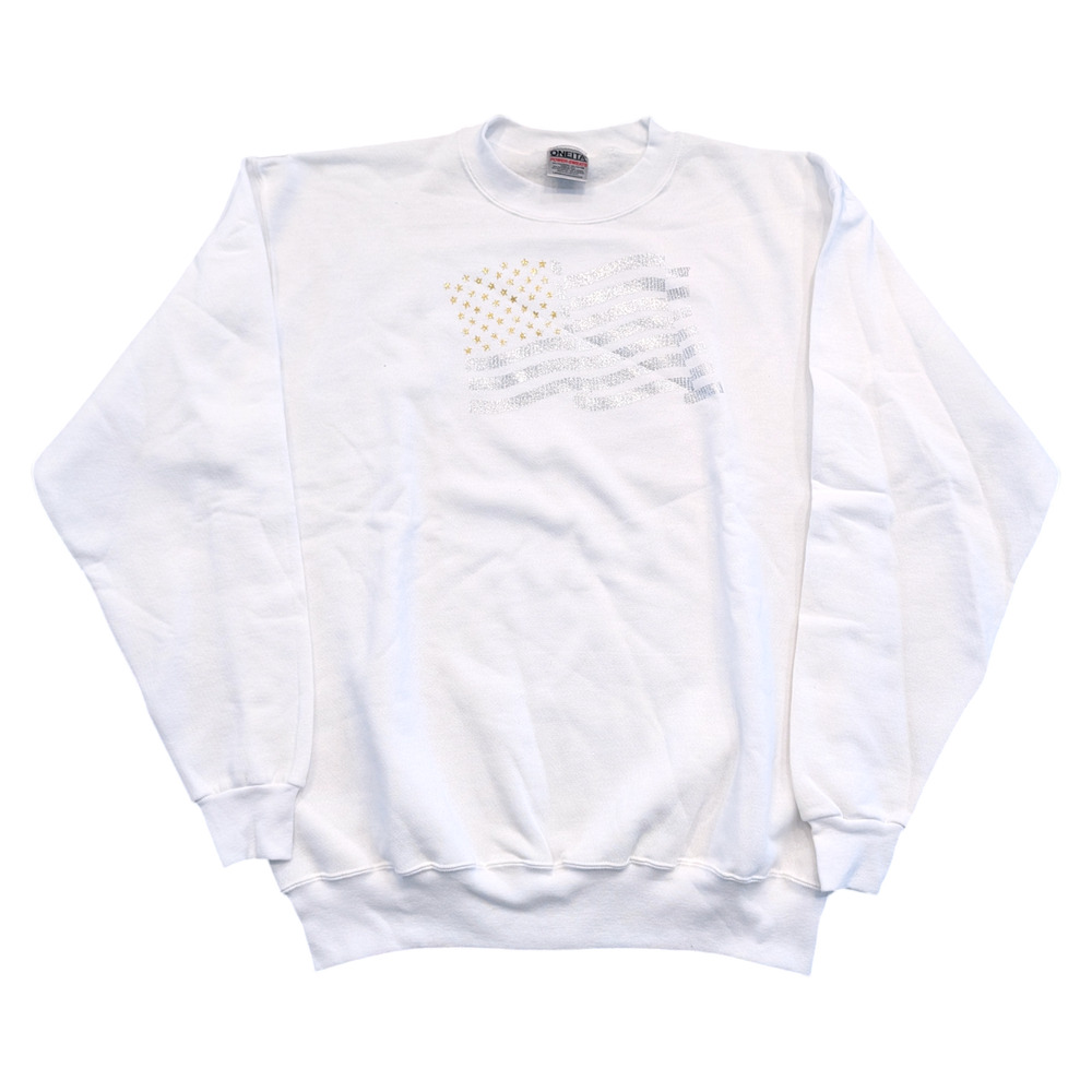 90's American Flag sweatshirt,